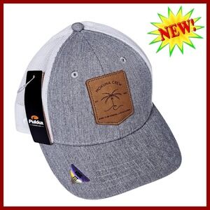 Mokuna Crew‎ Kids Hat Trucker Gray White Mesh Tree Patch Snapback Childs Girls